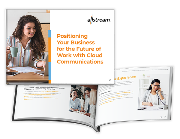 Positioning your business for the future of work - Allstream cover art